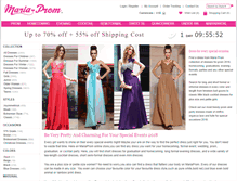 Tablet Screenshot of mariaprom.com